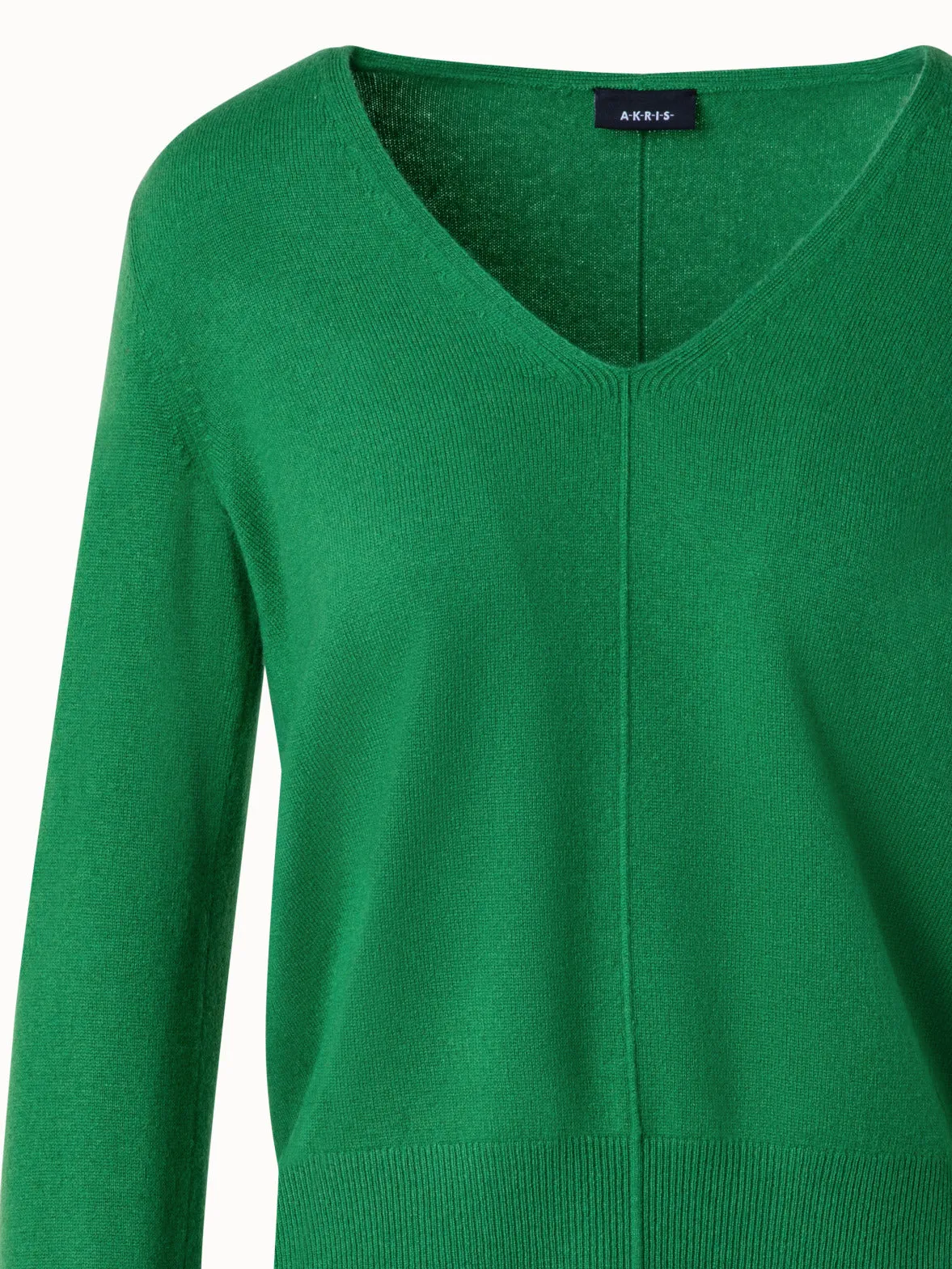 100% Cashmere V-Neck Sweater