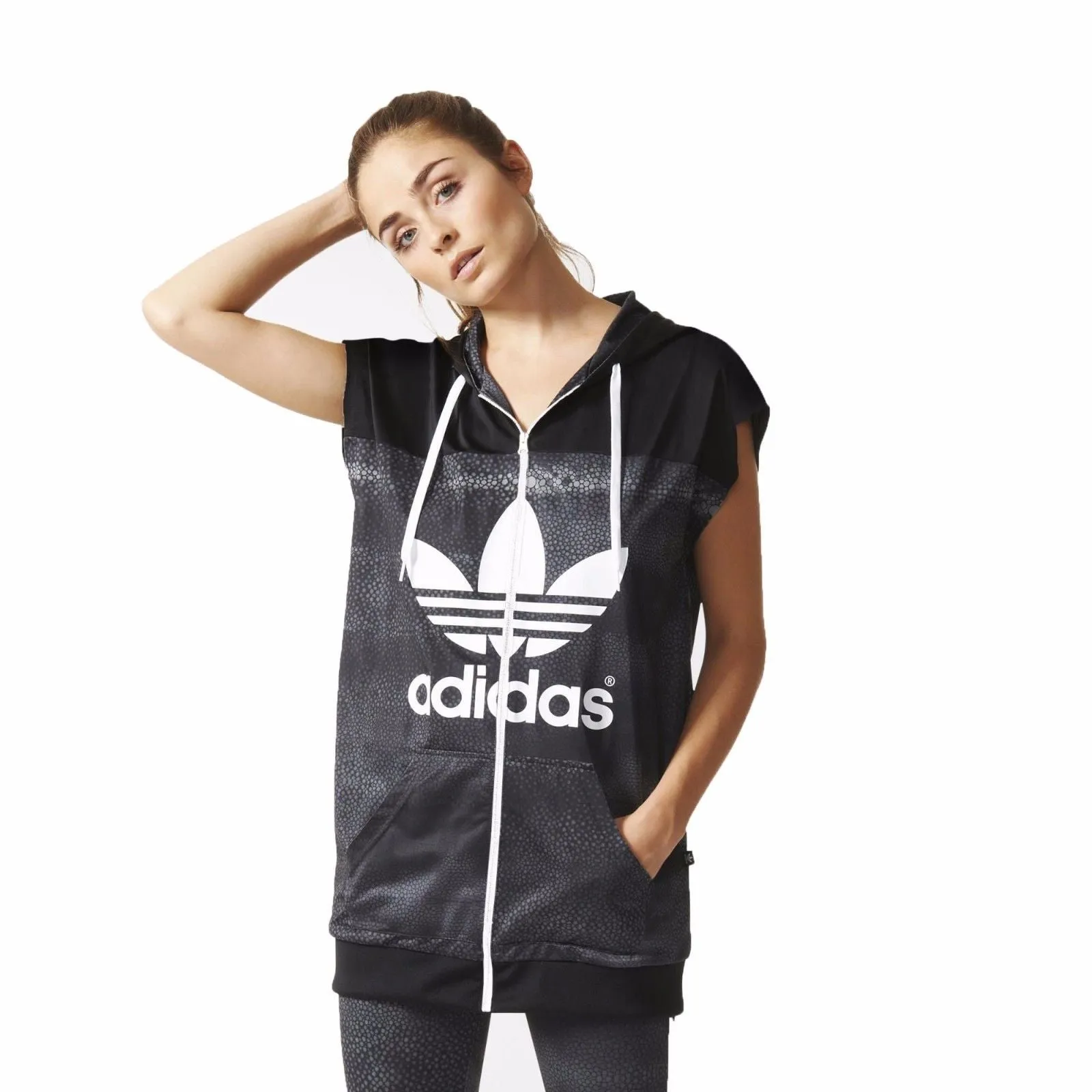 Adidas Originals Rita Ora Mystic Moon TT Track Jacket AA3864 Black Women's Vest