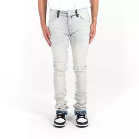 AGAINST ALL ODDS STACKED JEANS LT.WASH