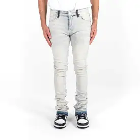 AGAINST ALL ODDS STACKED JEANS LT.WASH