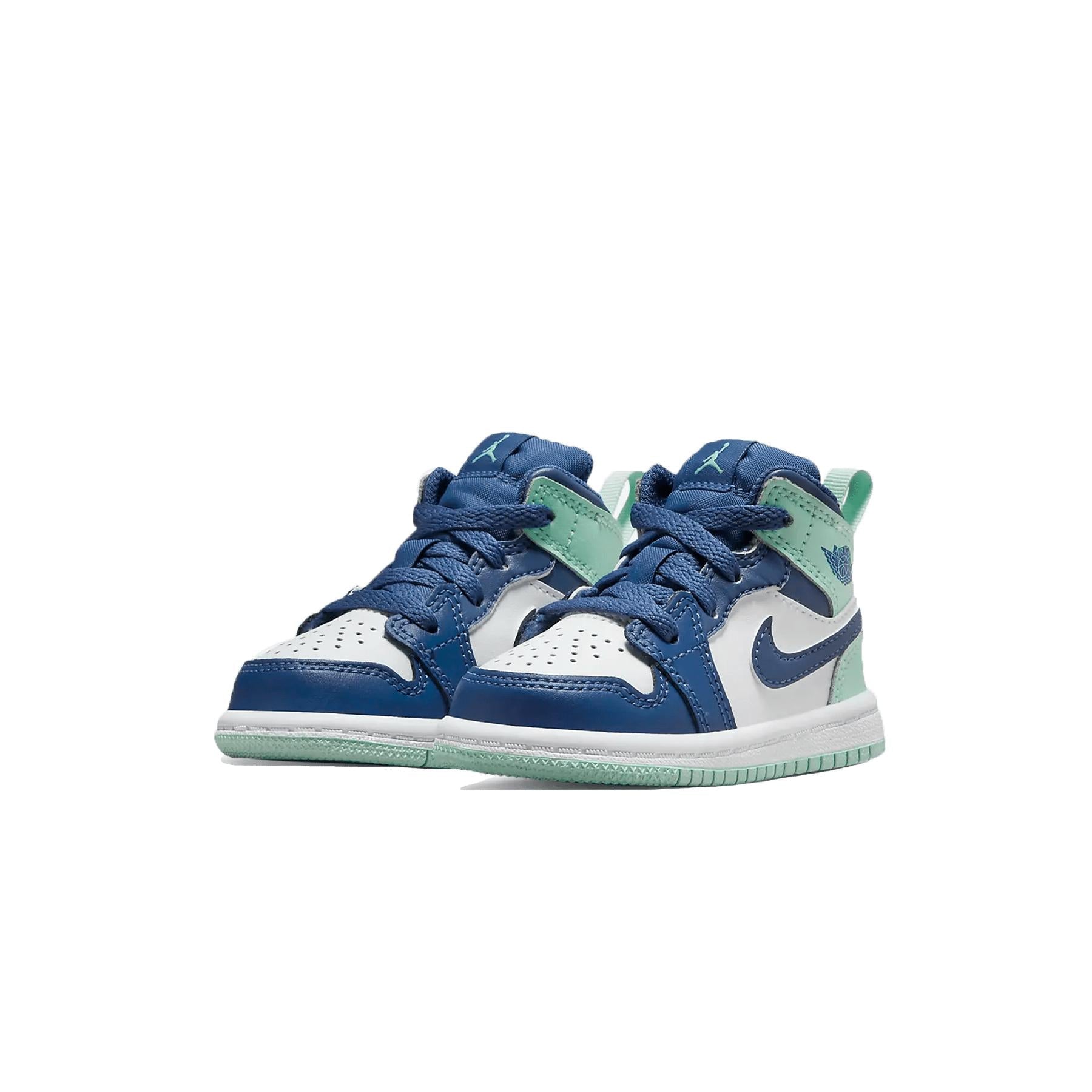 Air Jordan 1 Mid Blue Mint (Infant & Kids)