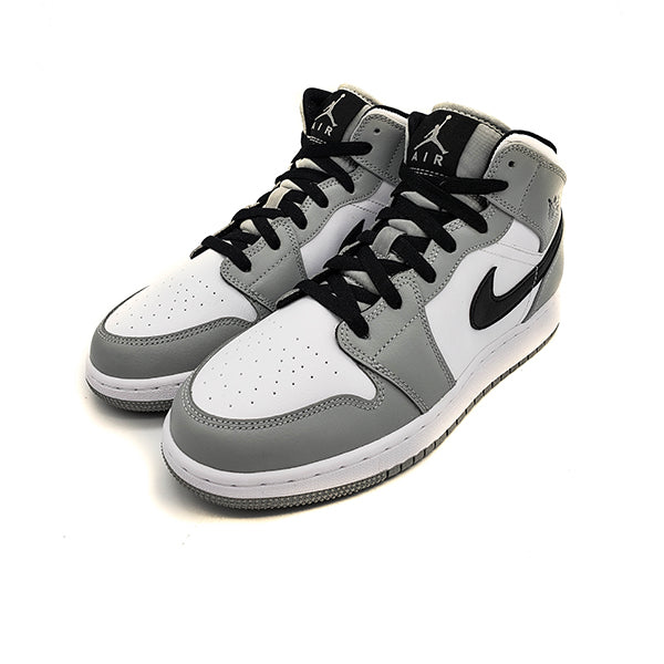 AIR JORDAN 1 MID GS (YOUTH) LIGHT SMOKE GREY 2020