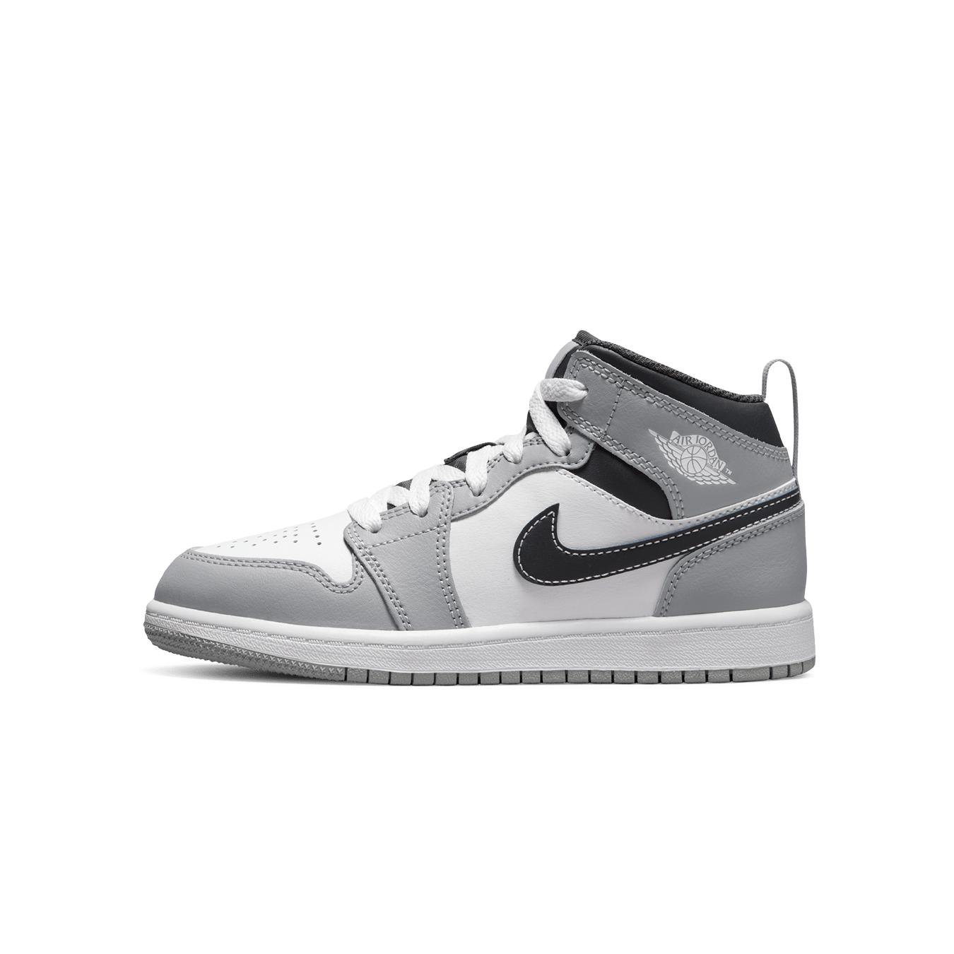 Air Jordan 1 Mid Light Smoke Grey 