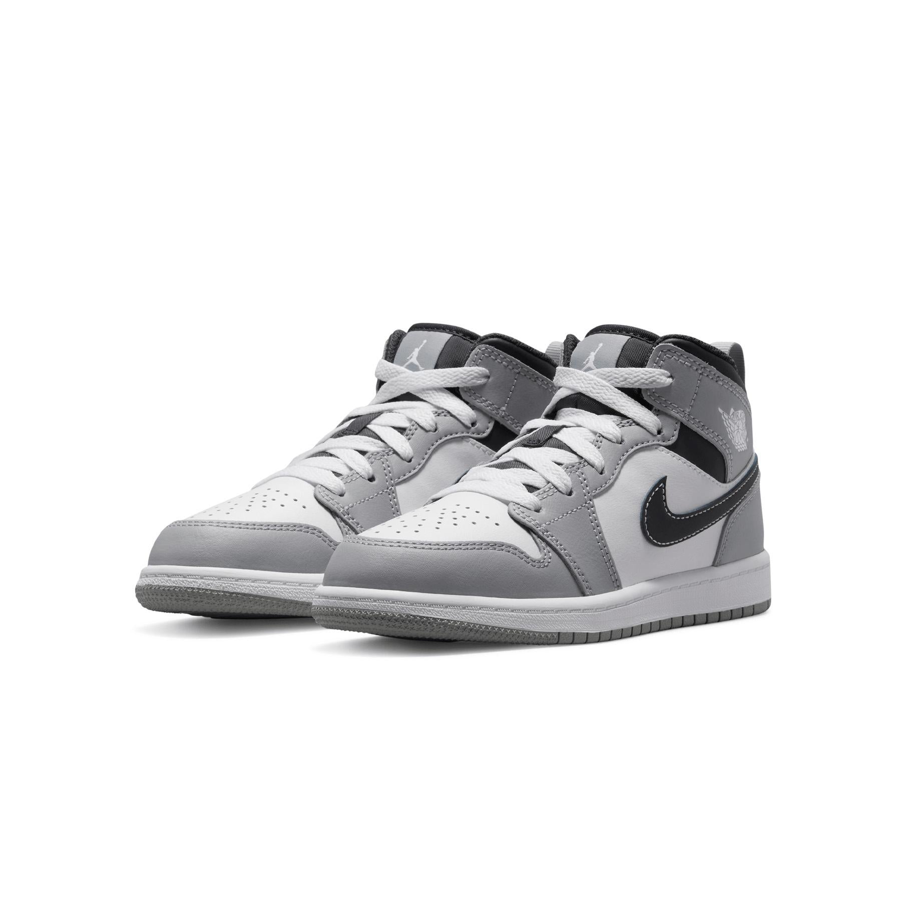 Air Jordan 1 Mid Light Smoke Grey 