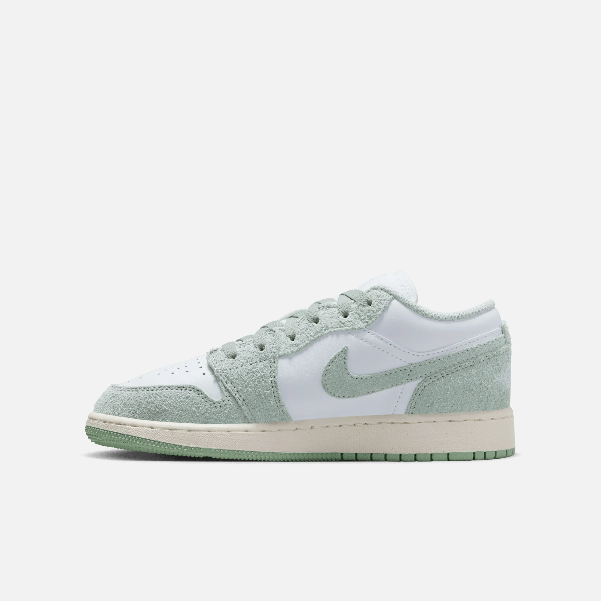 Air Jordan Big Kids' 1 Low SE Seafoam (GS)