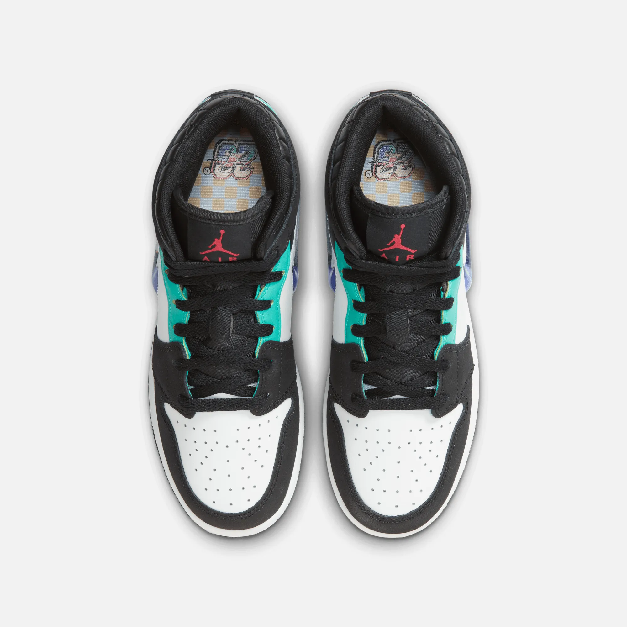 Air Jordan Big Kids' 1 Mid 'Racing Formula 23 Pack' (GS)