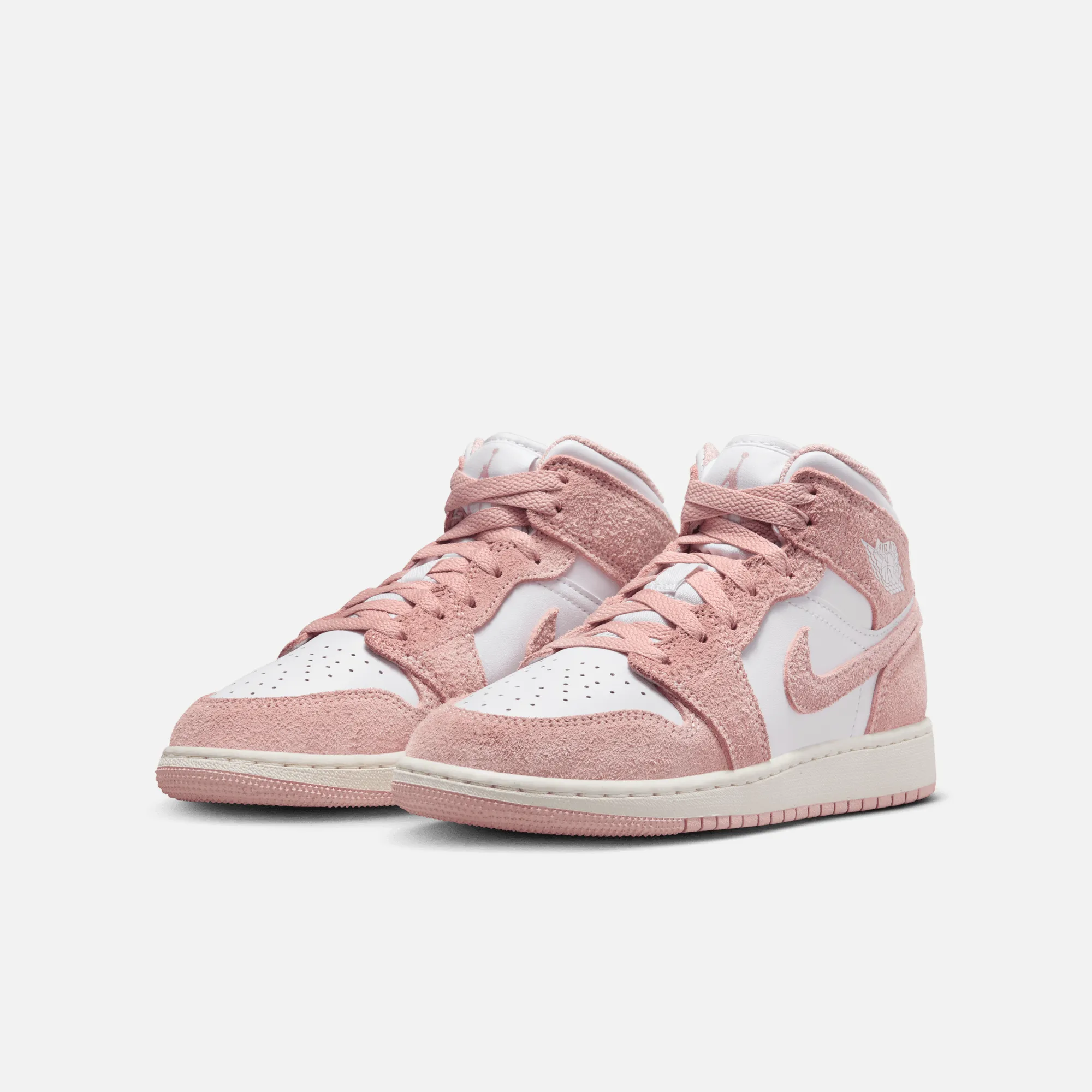 Air Jordan Big Kids' 1 Mid SE Legend Pink (GS)