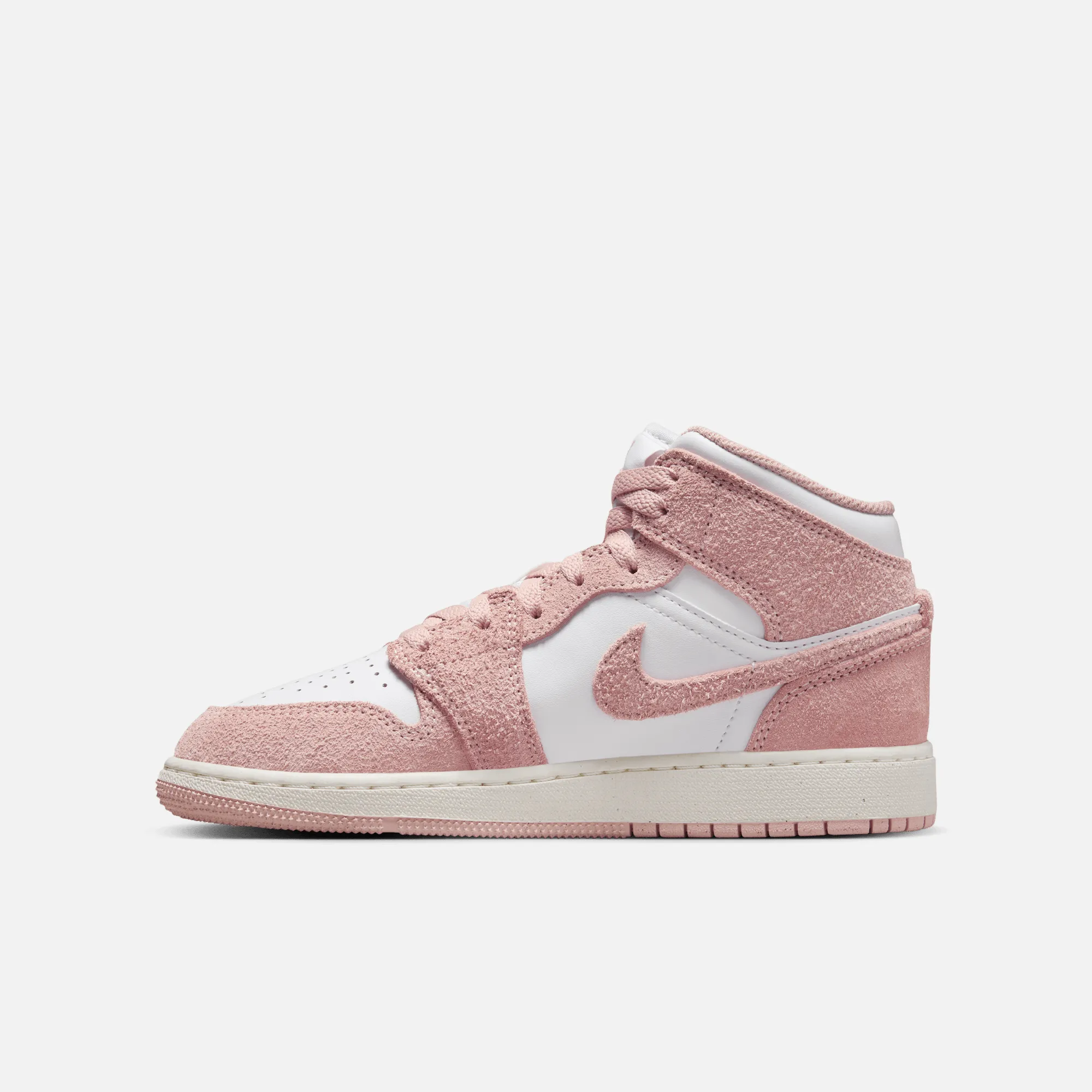 Air Jordan Big Kids' 1 Mid SE Legend Pink (GS)