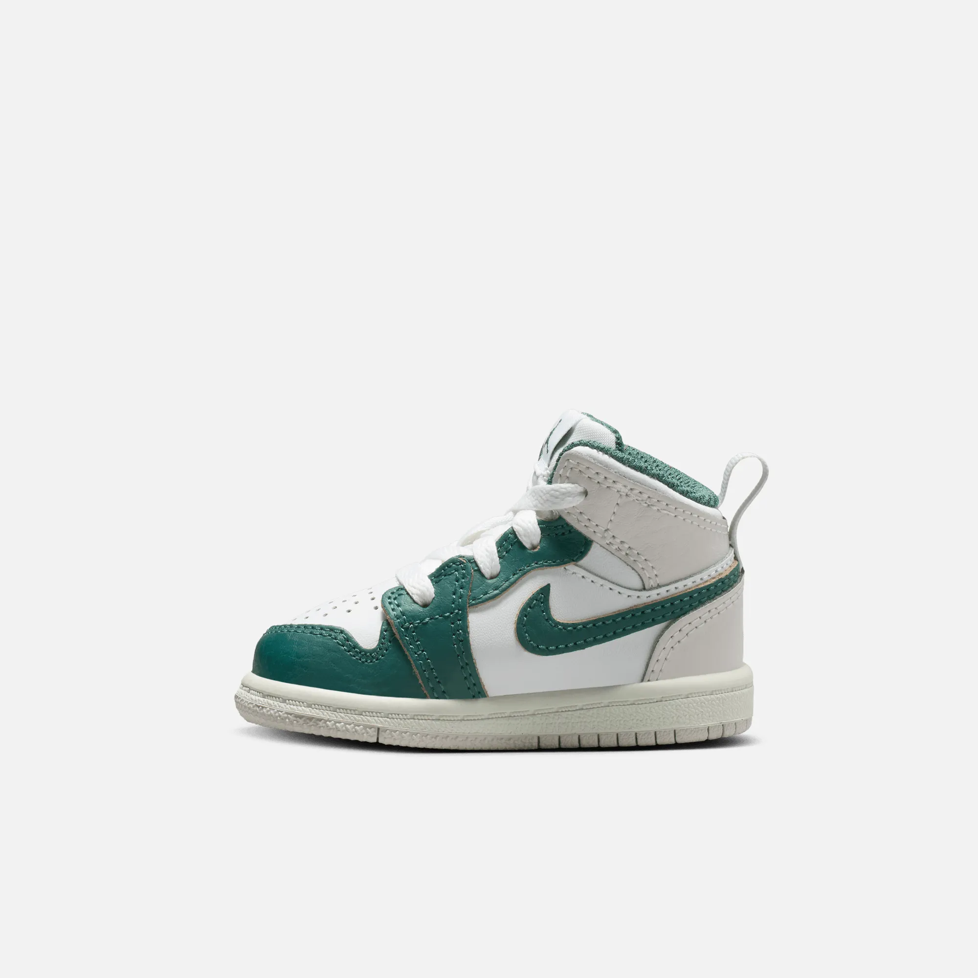 Air Jordan Kids' 1 Mid SE Oxidized Green (TD)