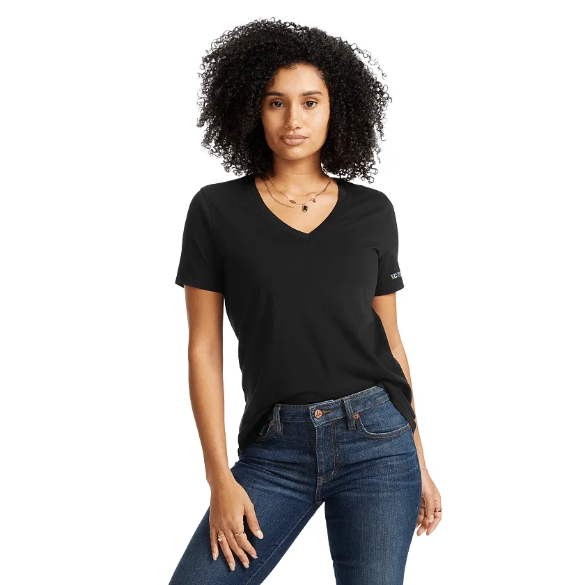 American Giant Ladies Classic Cotton V-Neck T-Shirt