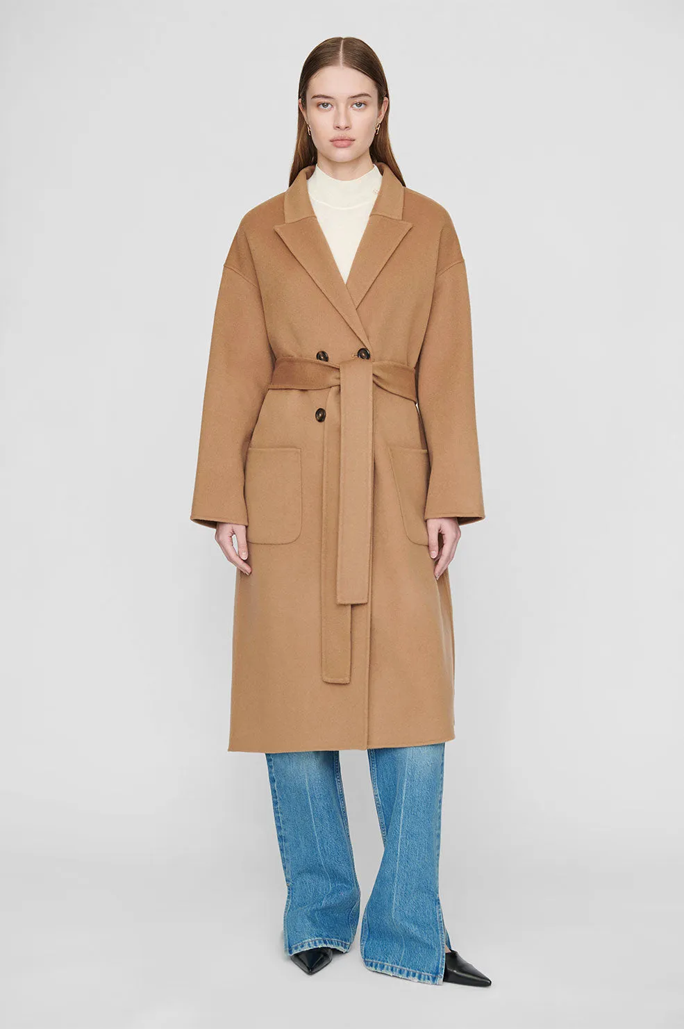  Anine Bing      Dylan Coat - Camel Cashmere 