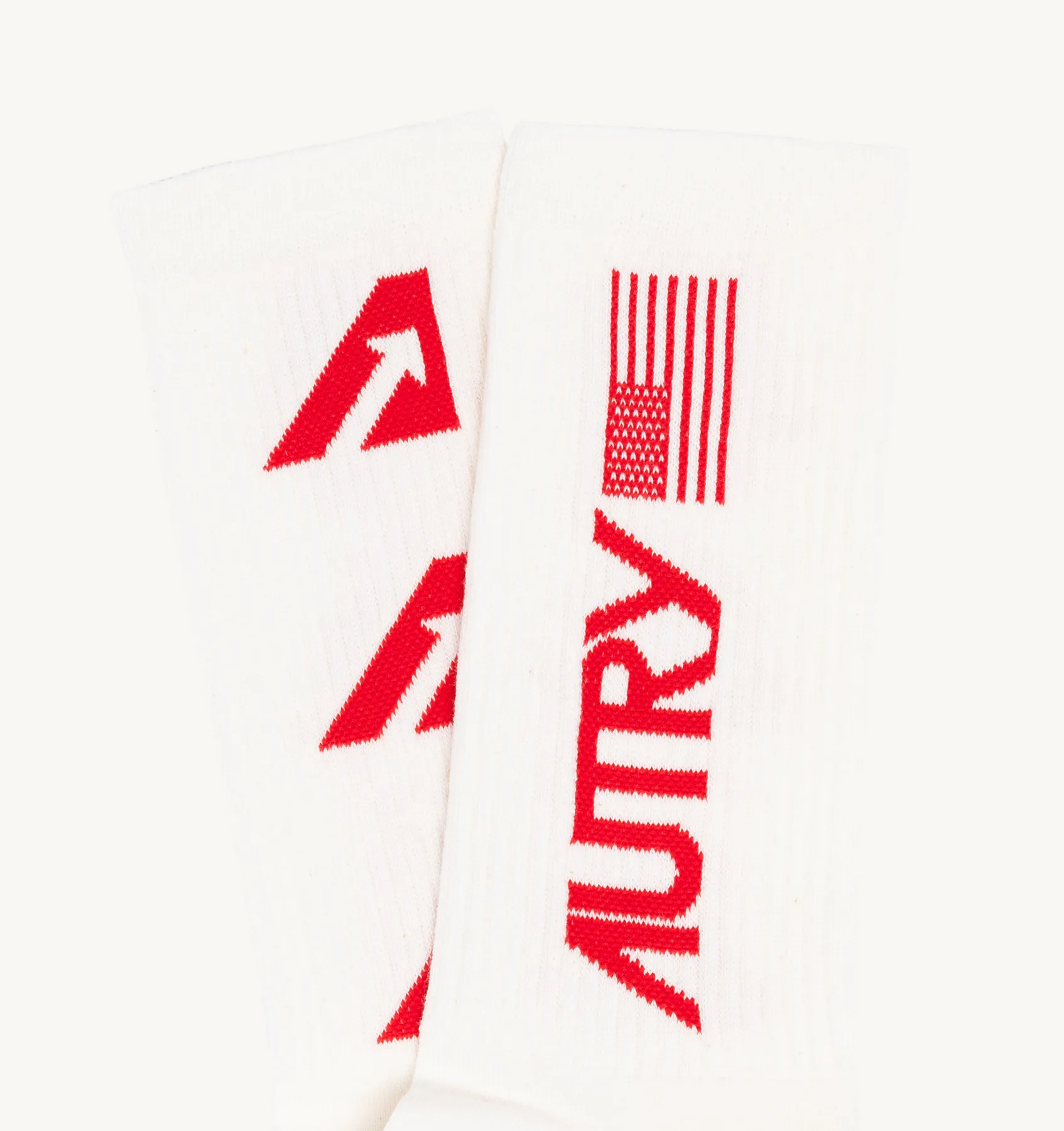 AUTRY APPAREL WOMAN  SOCKS IN RED COTTON TERRY