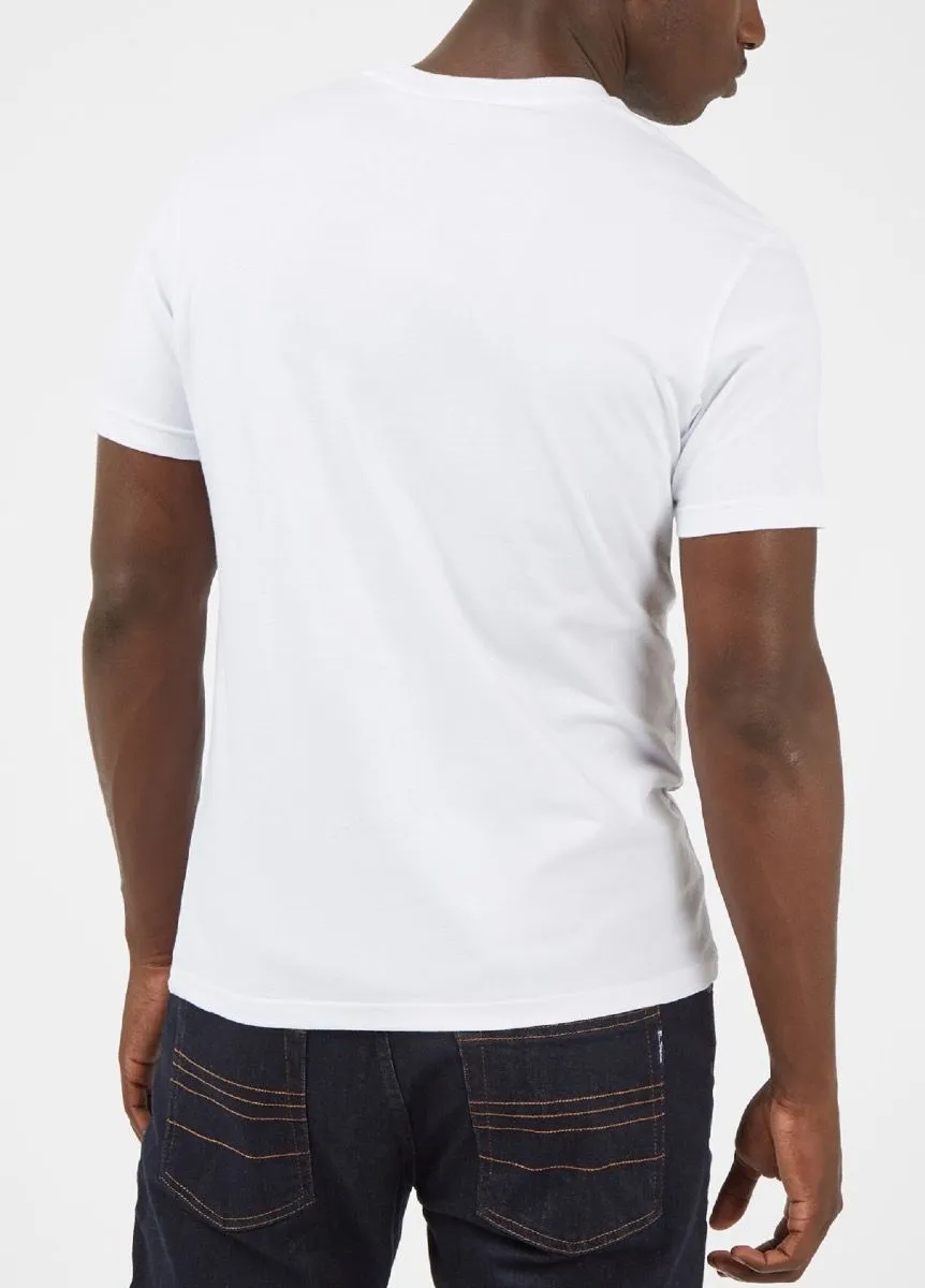 Ben Sherman Pocket Crew Neck T-Shirt White