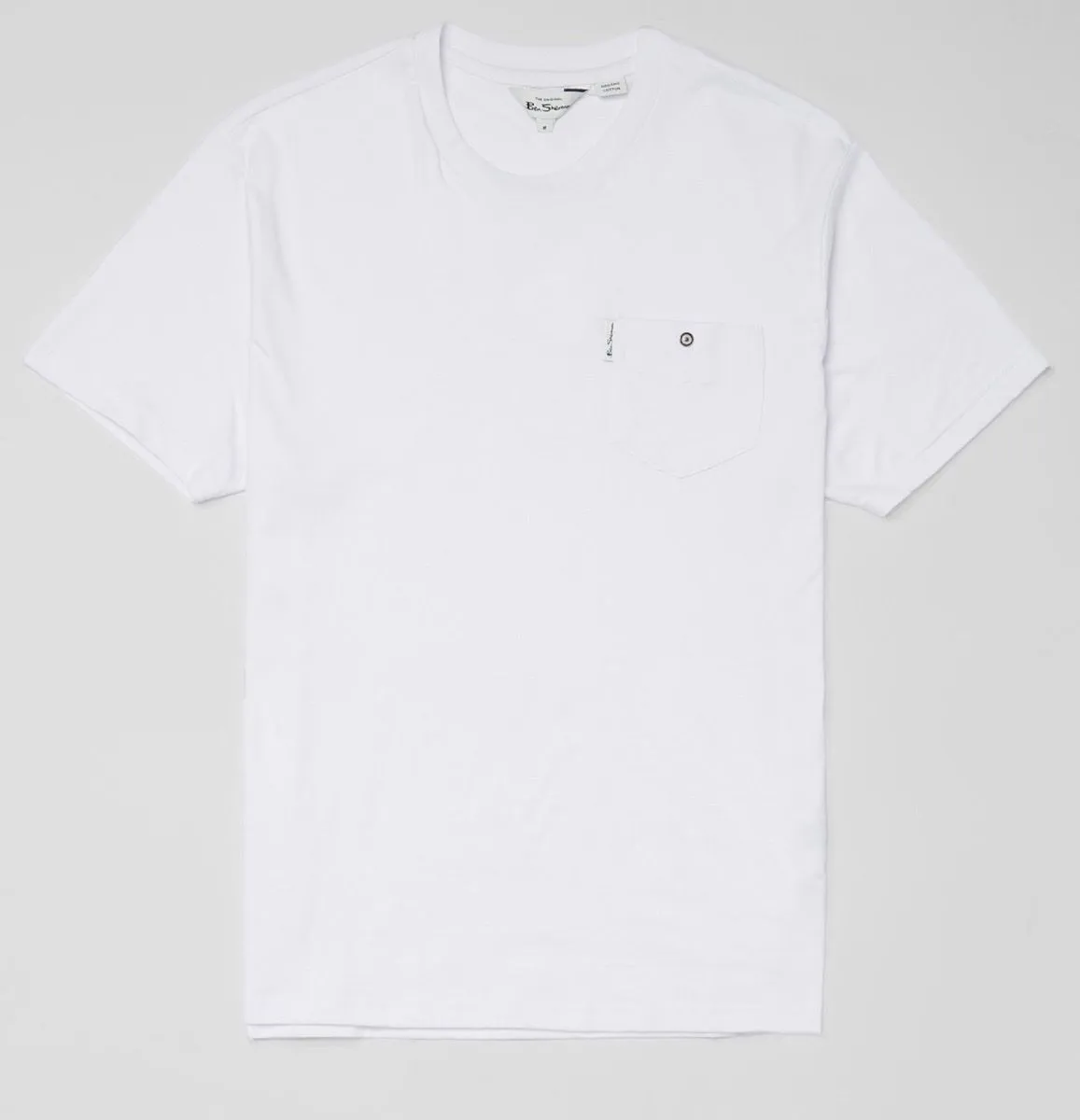 Ben Sherman Pocket Crew Neck T-Shirt White