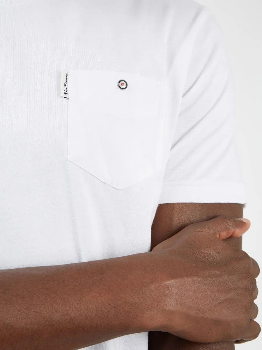 Ben Sherman Pocket Crew Neck T-Shirt White