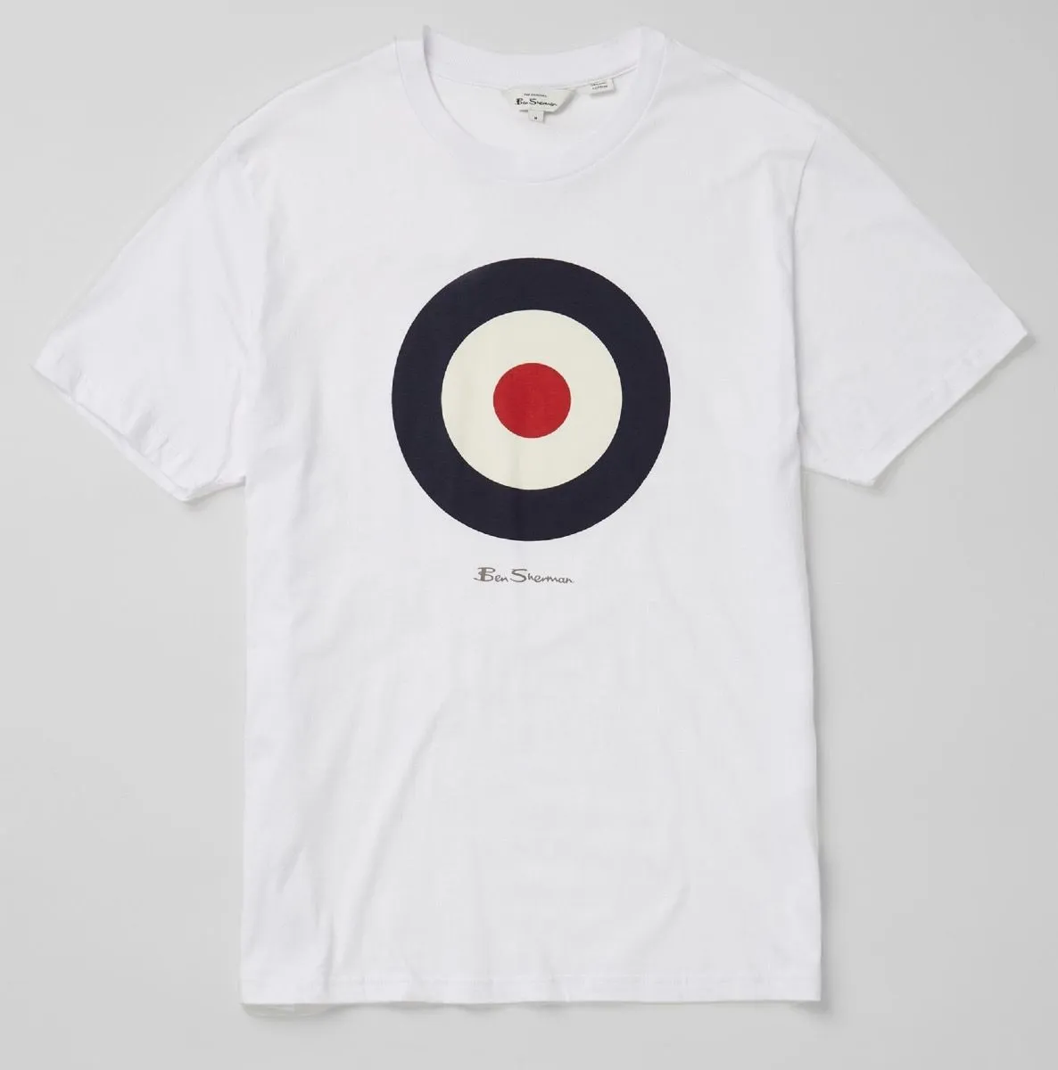 Ben Sherman Target Crew Neck T-Shirt White