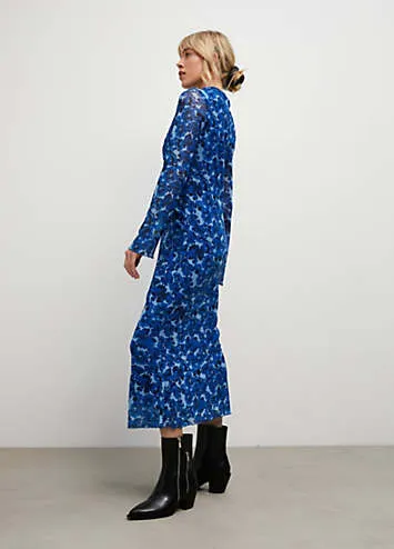 bonprix Turtleneck Floral Dress | Grattan