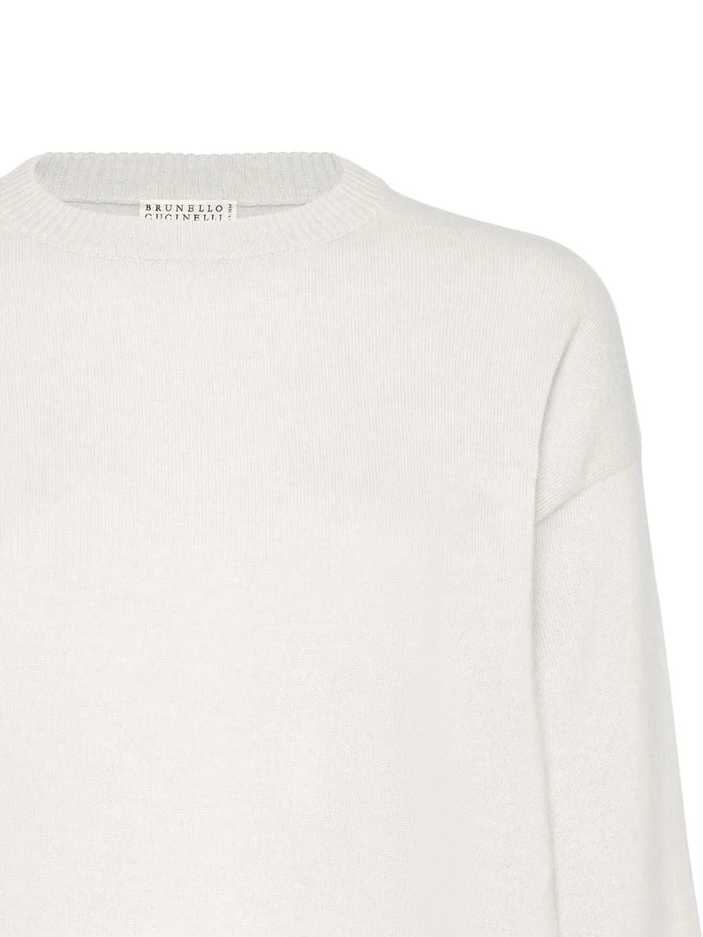 BRUNELLO CUCINELLI White Knit Sweater for Women - 24SS Collection