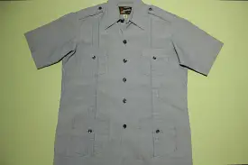 Can-Cun Guayaberas Vintage 60's 4 Pocket Hawaiian Button Up Shirt