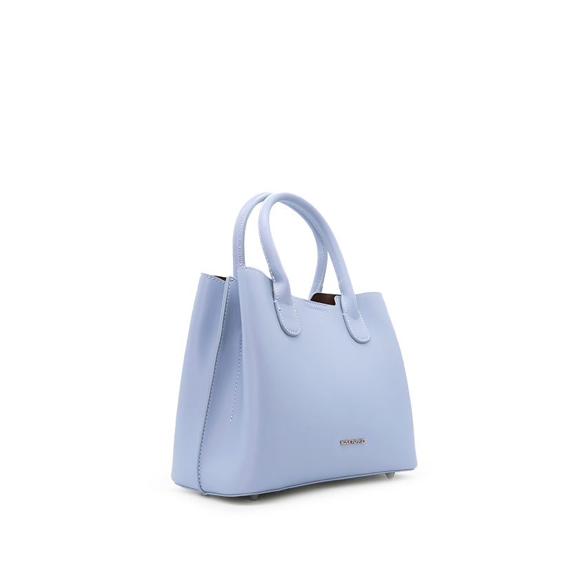 Carby Satchel (M) Women's Bag - Light Blue