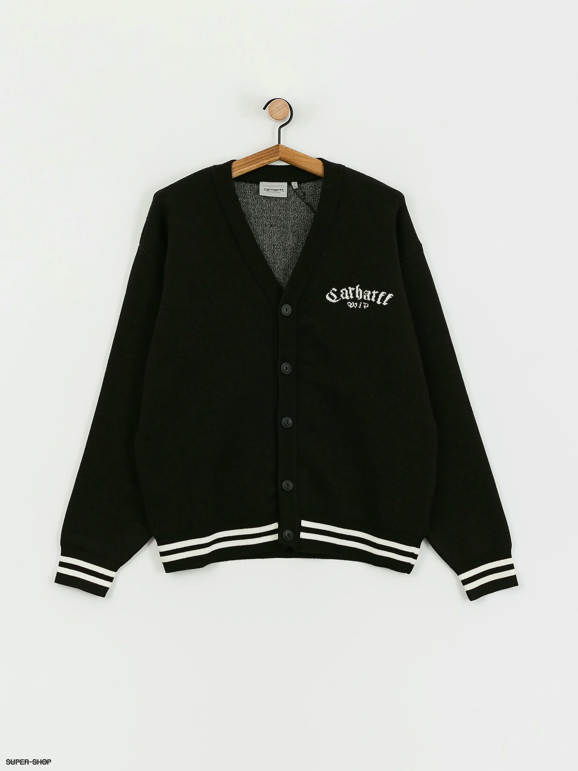 Carhartt WIP Onyx Cardigan Sweater (black/wax)