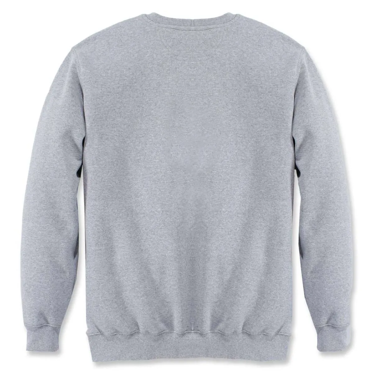 Carhartt 103853 Block Logo Crewneck Sweater - Heather Grey