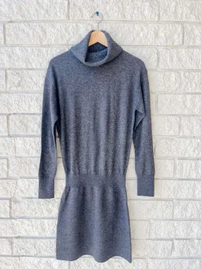 Cassidy Turtleneck Mini Dress - Charcoal