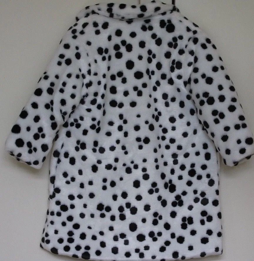 CHARABIA GIRLS FAUX FUR SPOT COAT 2 YEARS