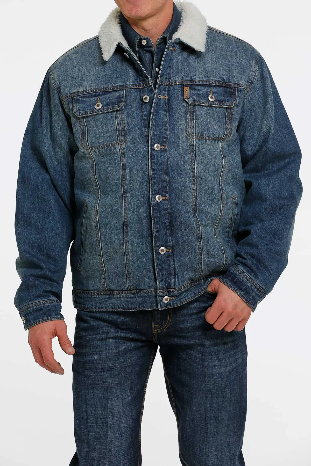 Cinch Men's Denim Concealed Carry Trucker Jacket