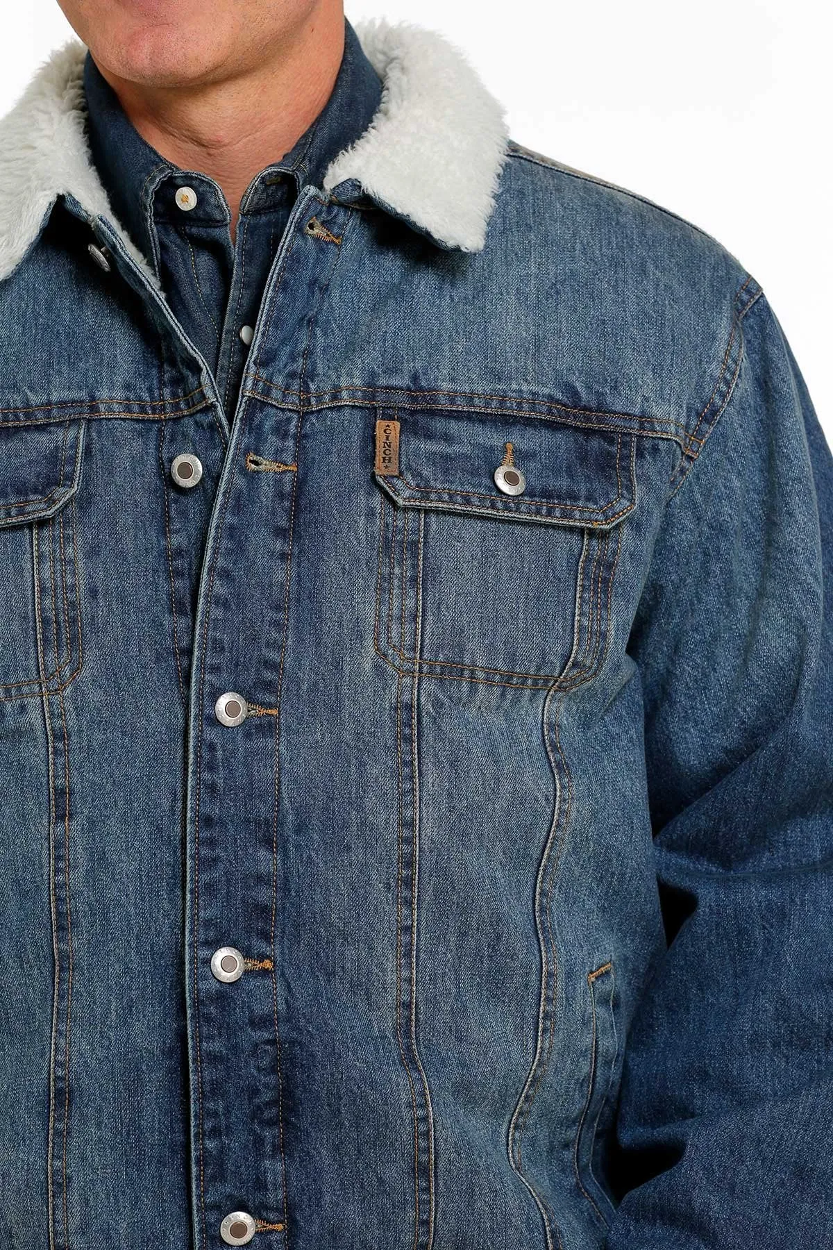 Cinch Men's Denim Concealed Carry Trucker Jacket