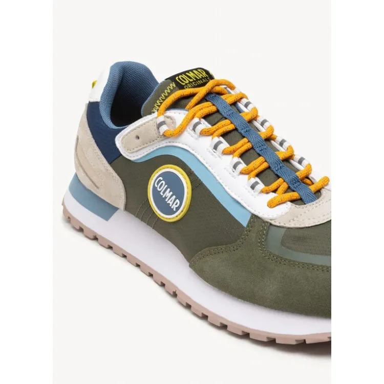 COLMAR  TRAVIS EXPEDITION  Military Green 028 Sneakers Uomo Stringate