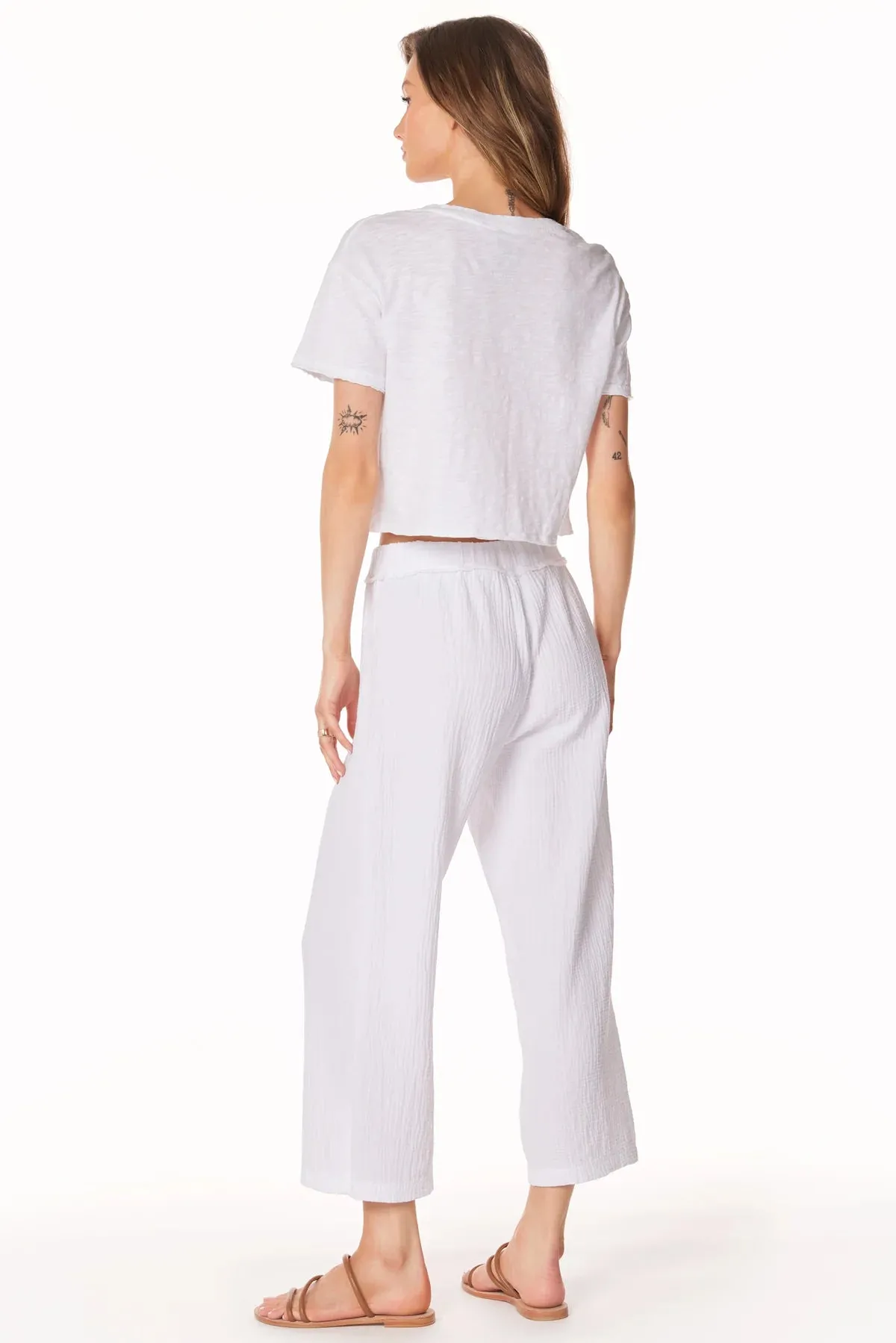 CROP WIDE LEG PANT