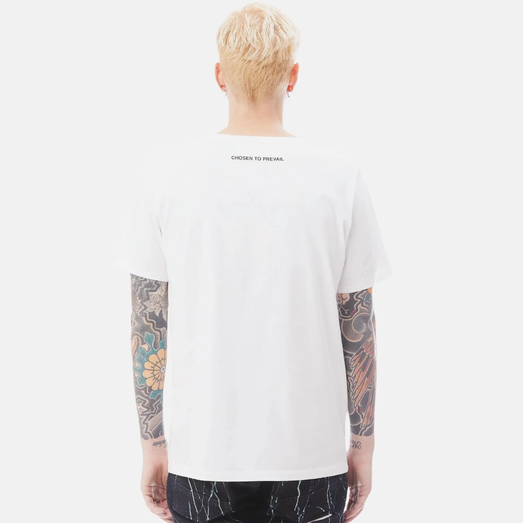 Cult Of Individuality Basic Logo 'HVMAN' White T-Shirt