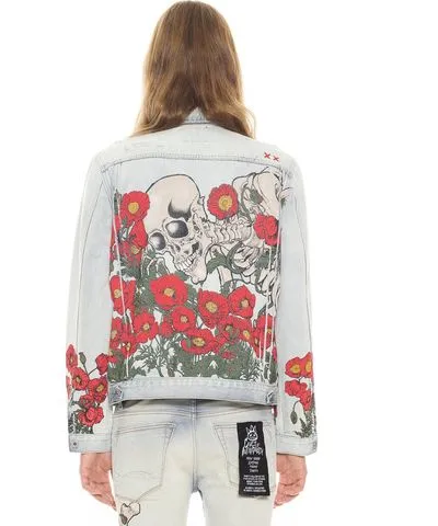 Cult of Individuality TYPE II DENIM JACKET IN POPPY