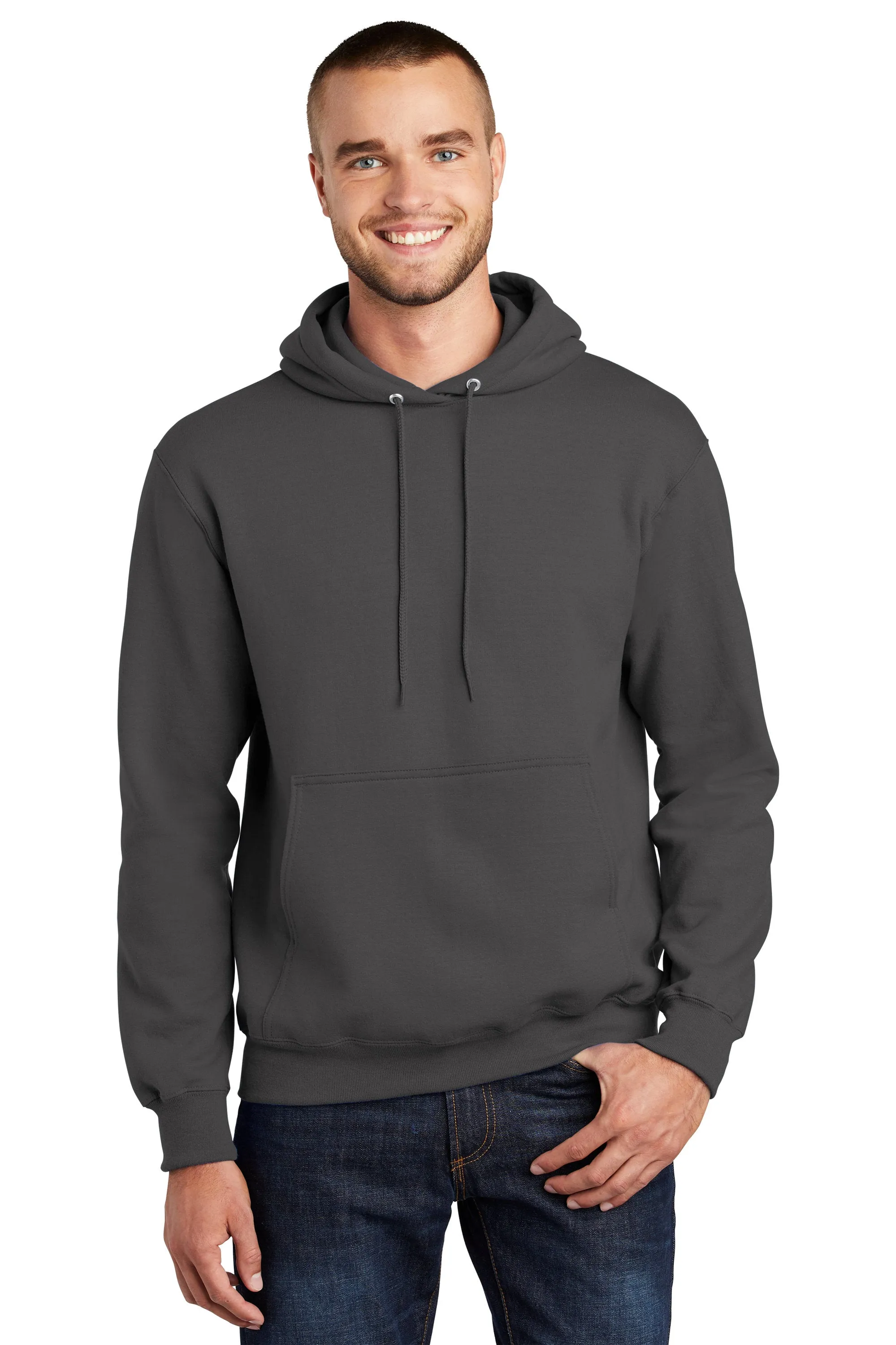 Custom Embroider Pullover Hoodie Sweater - Personalize with your Logo - 9.0 Oz 50/50 Cotton Poly Fleece