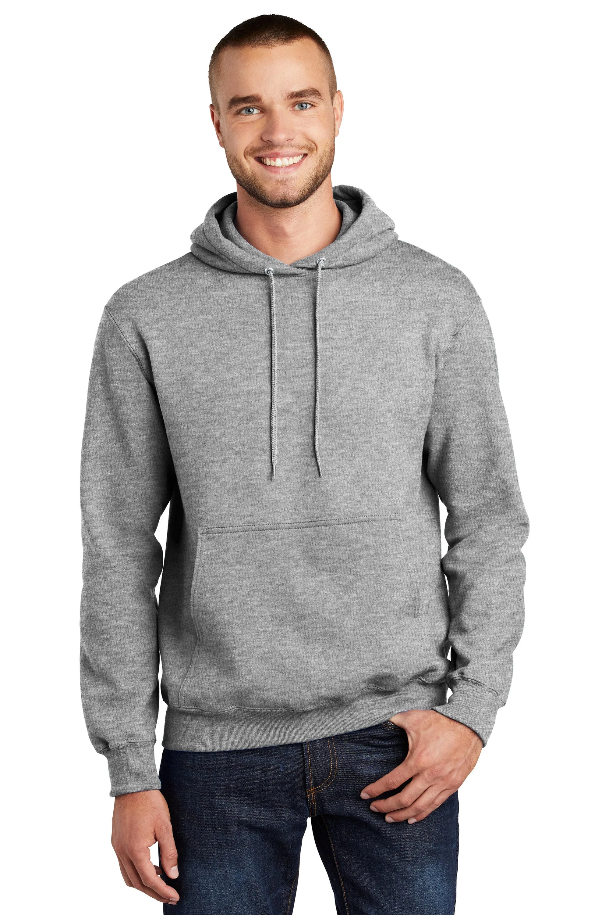 Custom Embroider Pullover Hoodie Sweater - Personalize with your Logo - 9.0 Oz 50/50 Cotton Poly Fleece