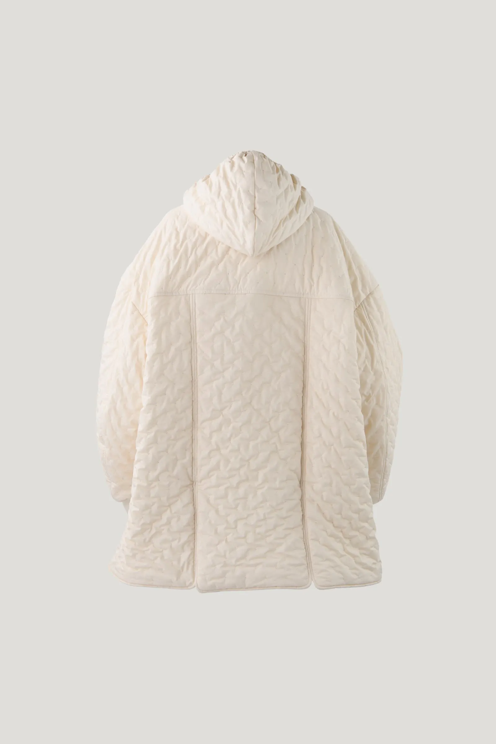 Ecru Dot Quilted Jacket