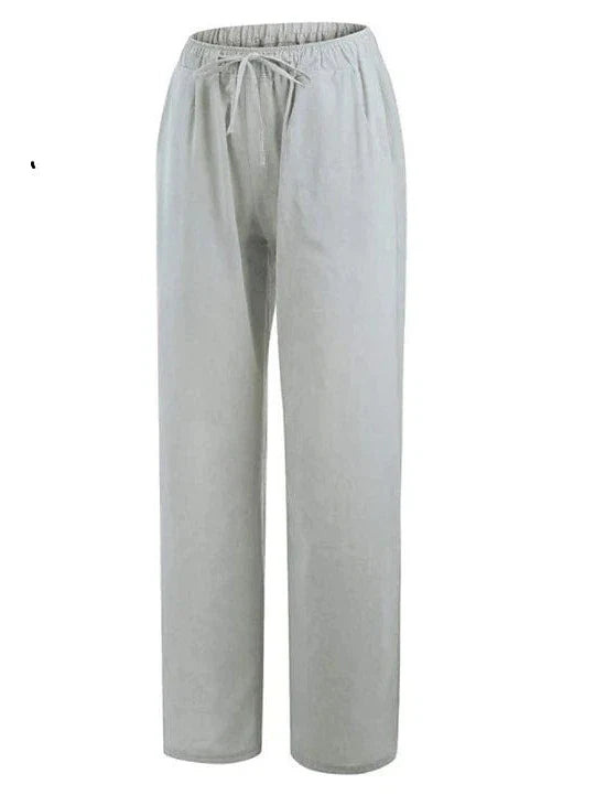 Elevate Everyday Style with Women's Wide Leg Drawstring Chinos