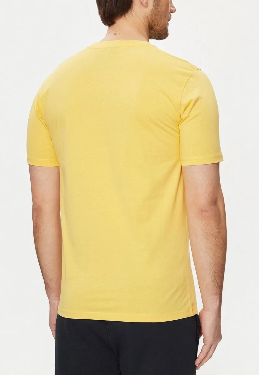 Ellesse Lentamente Crew Neck Logo T-Shirt Yellow