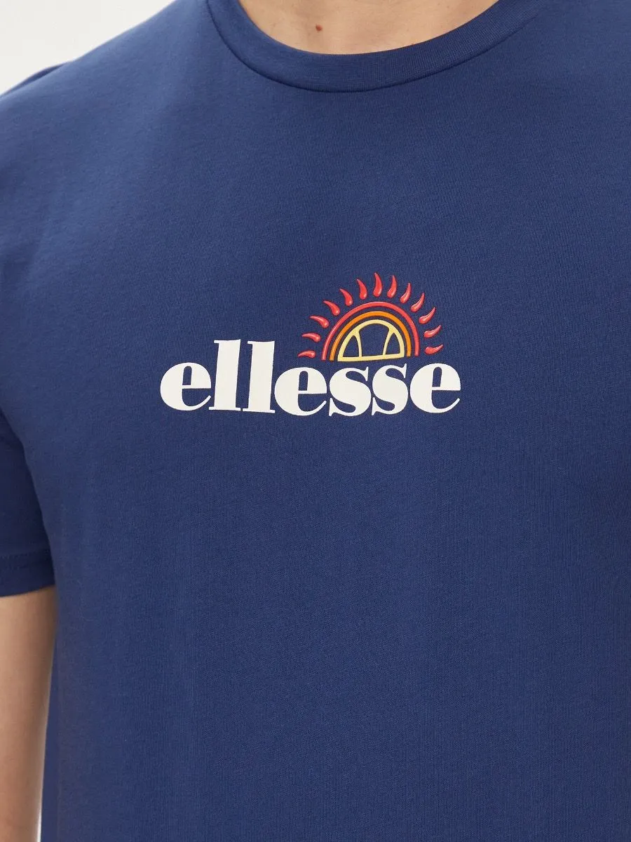 Ellesse Trea Crew Neck Logo T-Shirt Navy