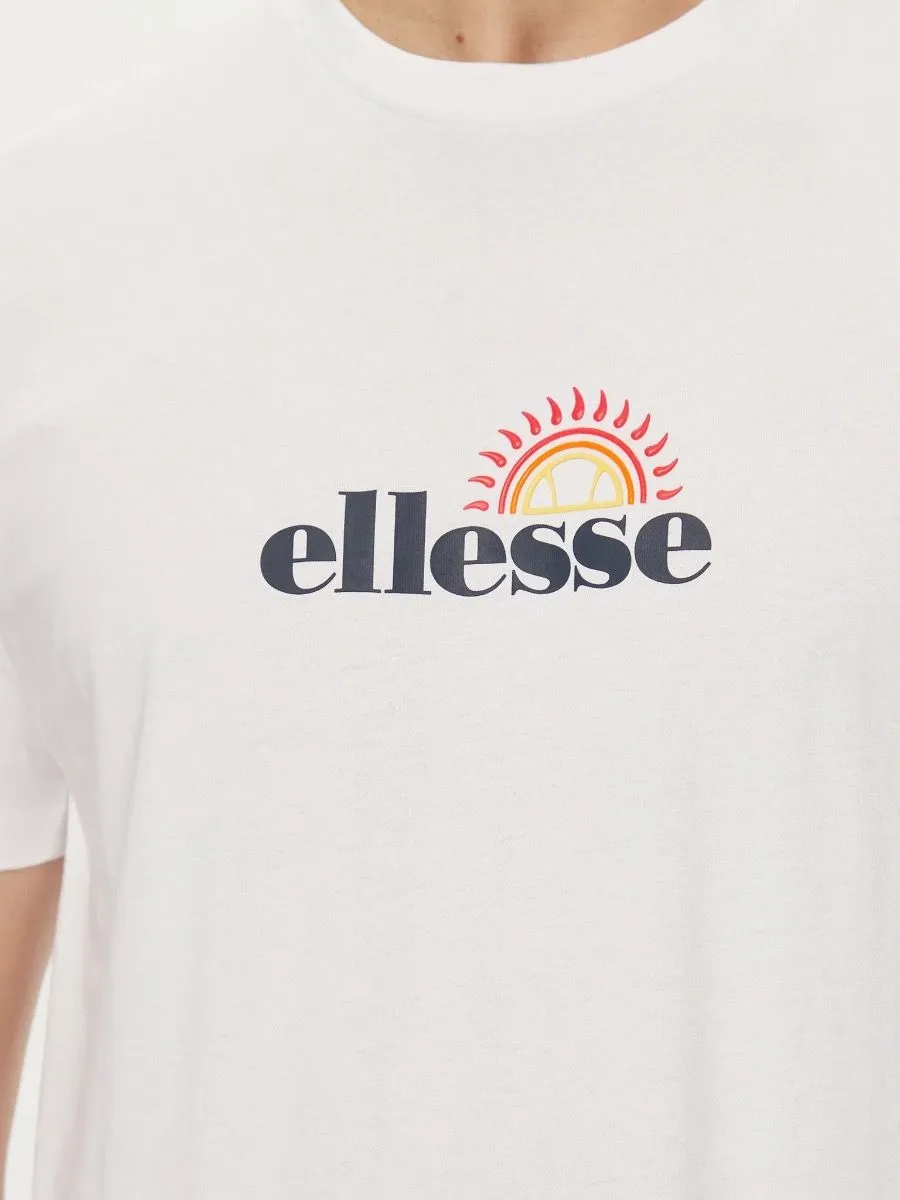 Ellesse Trea Crew Neck Logo T-Shirt White