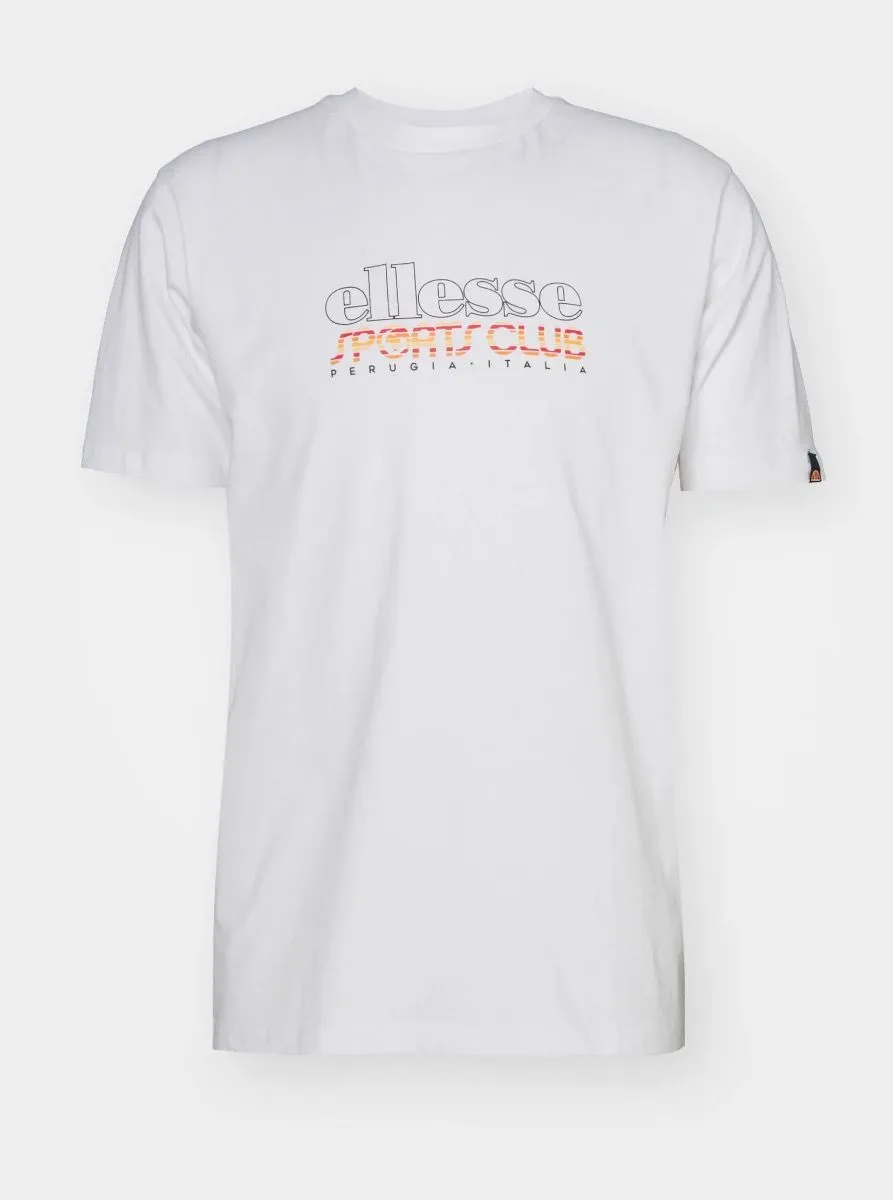 Ellesse Vettica Crew Neck Logo T-Shirt White