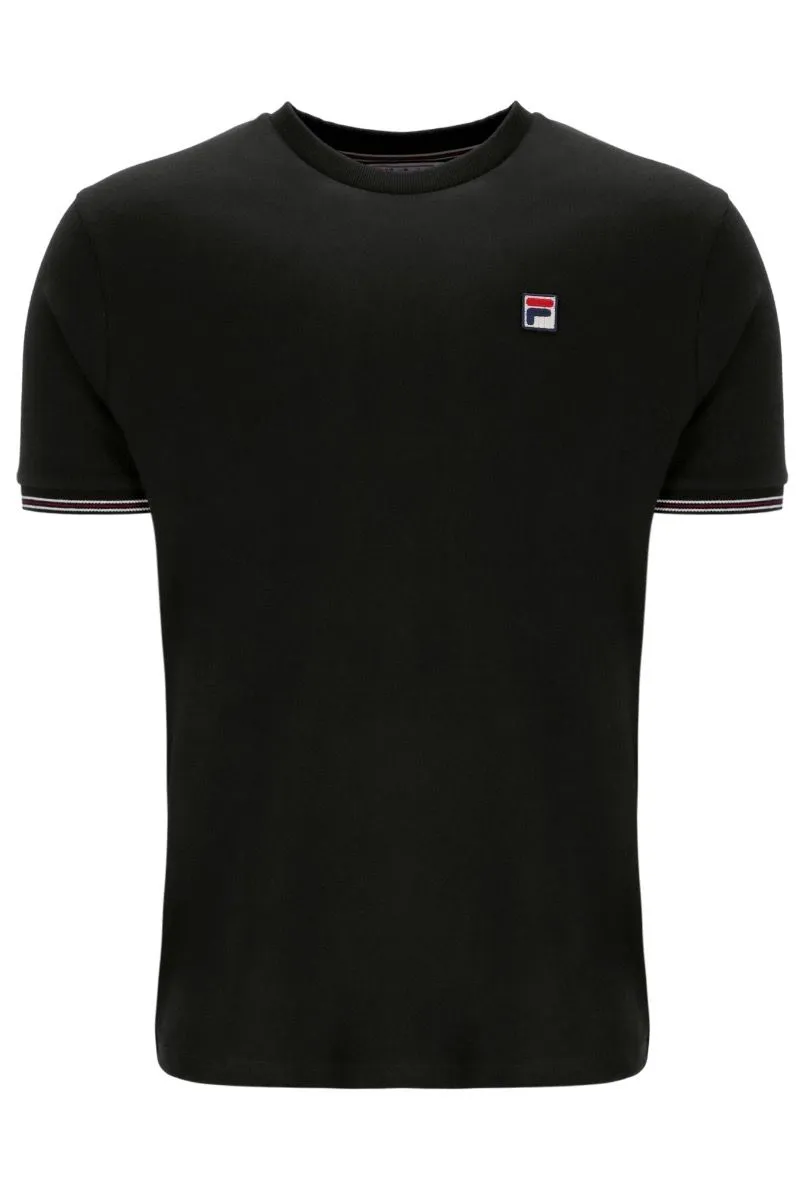 Fila Caleb Crew Neck T-Shirt Black