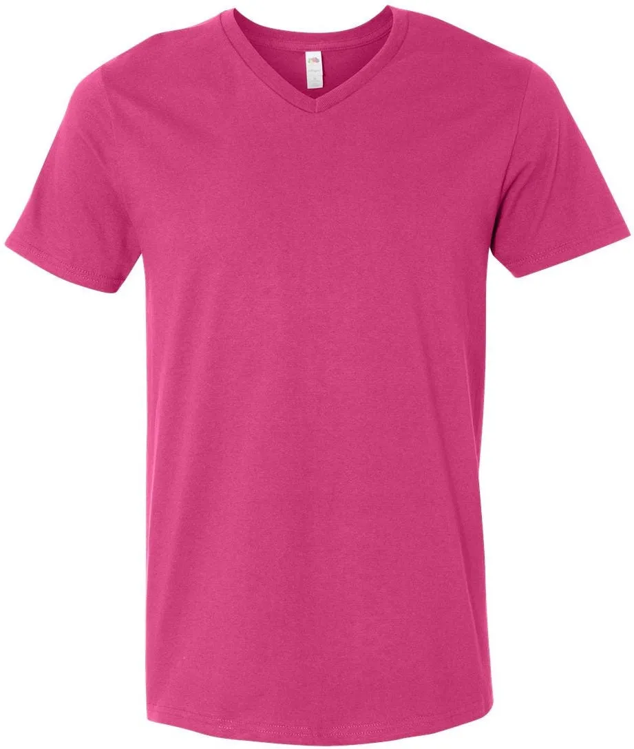 Fruit of the Loom Sofspun V-Neck T-Shirt