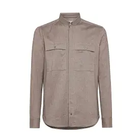 Gatien long sleeved shirt with double pocket with button