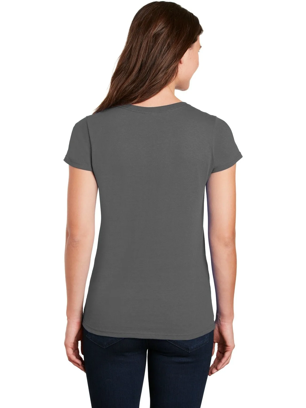 GildanLadies Heavy Cotton100% Cotton V-Neck T-Shirt