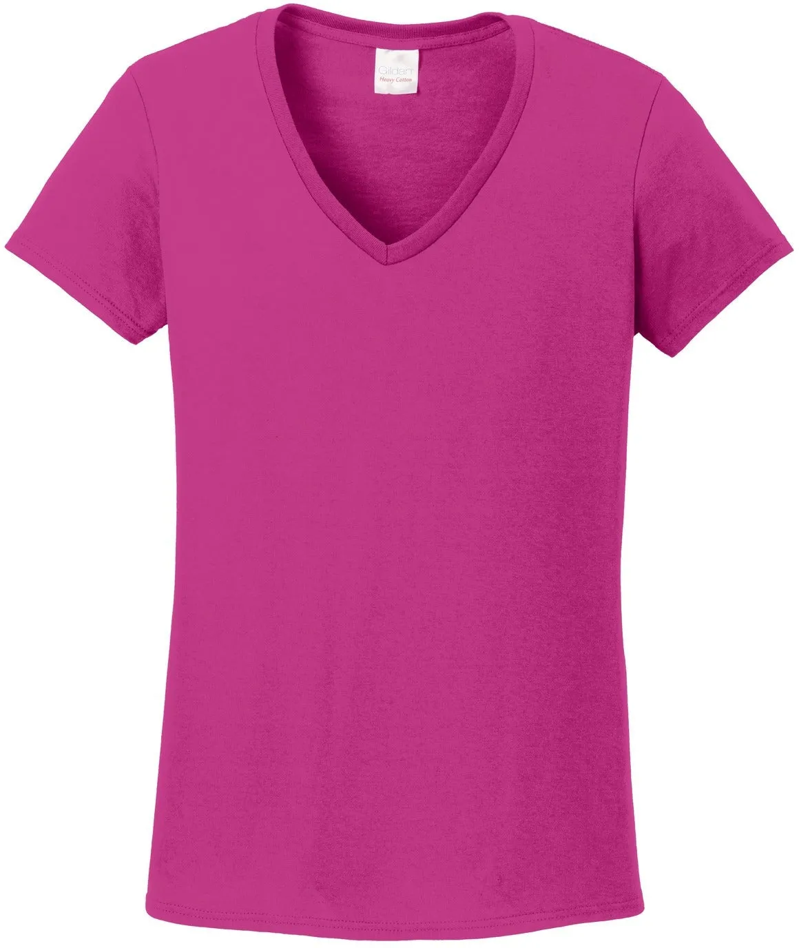 GildanLadies Heavy Cotton100% Cotton V-Neck T-Shirt