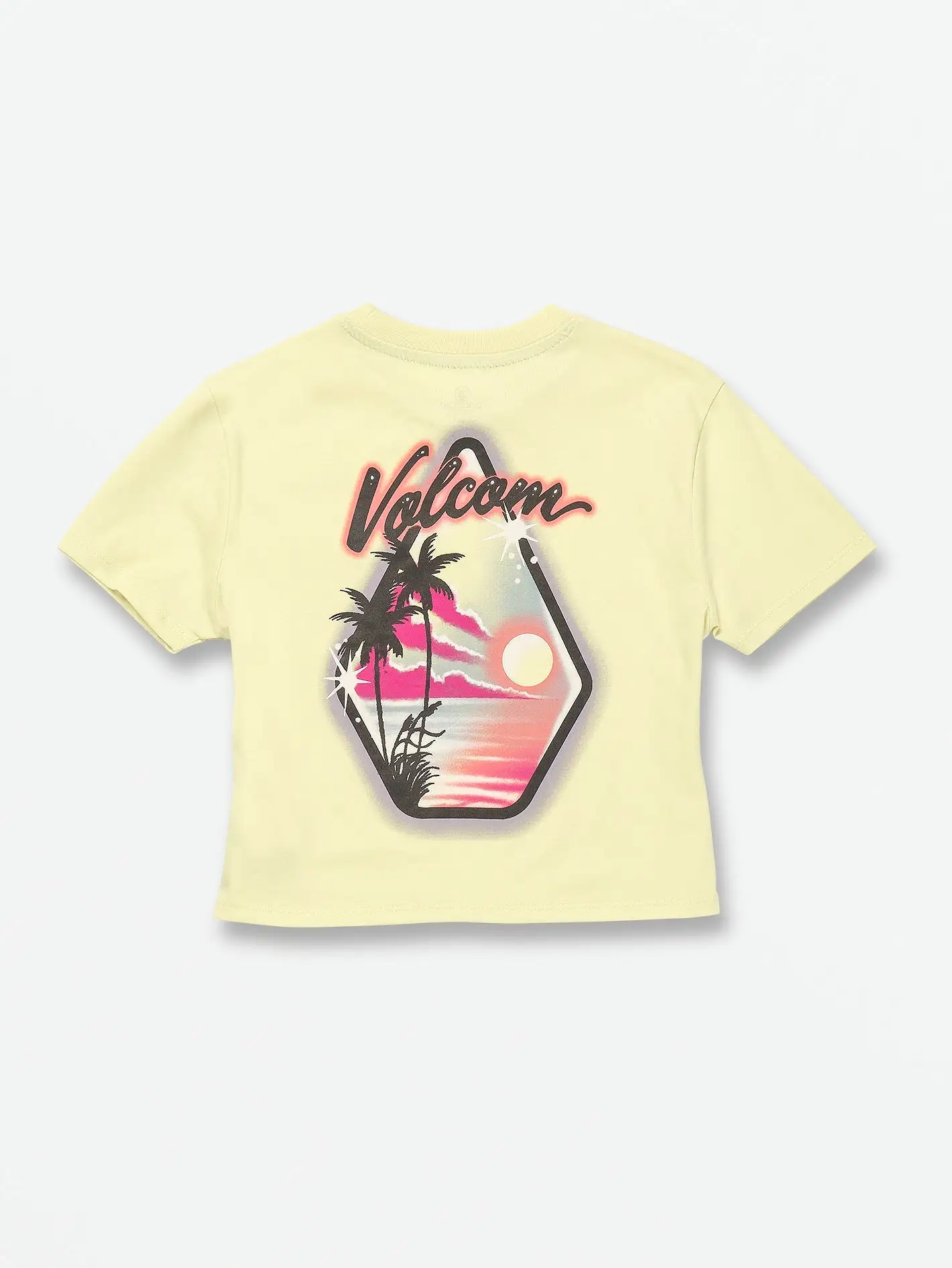 Girls Pocket Dial Short Sleeve Tee - Citron