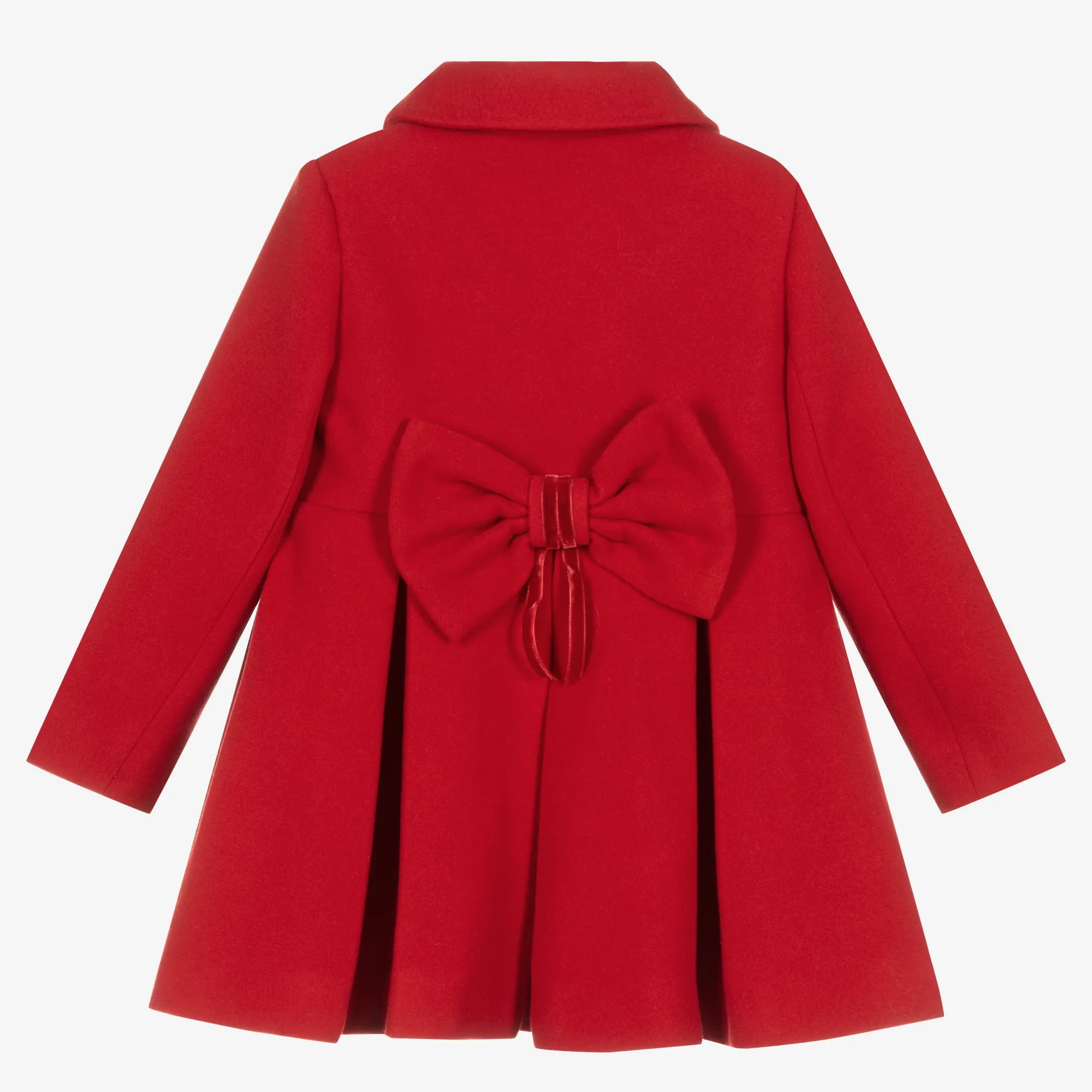 Girls Red Traditional Coat