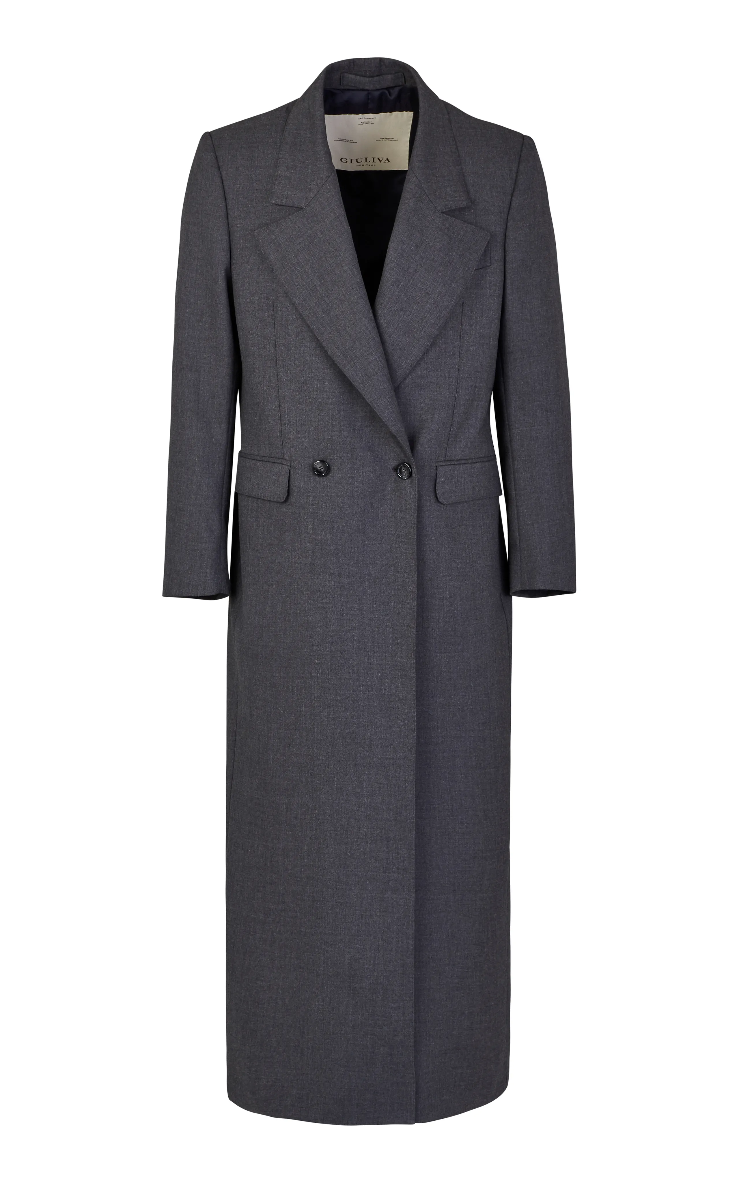 Giuliva Heritage The Olimpia Oversized Wool Double-Breasted Coat